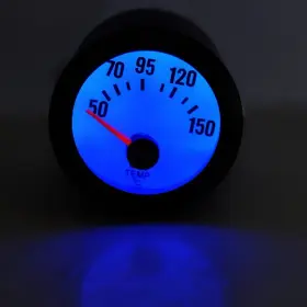 Esupport 711041558473 Car 2 Inch 52mm Oil Temp Gauge Meter Pointer Blue Led Light #3