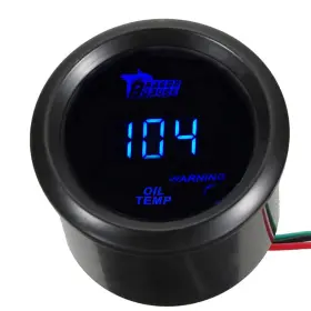 Cxc01711f Esupport Universal Car Motor 2 Inch 52mm Digital Blue Led Light Display Oil Temp Temperatu