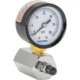 45167 Ez-flo Eastman Gas Test Pressure Gauge 2 Inch Face 0-30psi