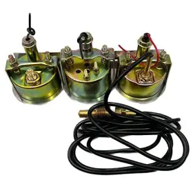 Fainwan 765133669448 3 In 1 Car Meter Auto Gauge Triple Kit Voltage Water Temp C #3