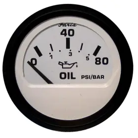 Faria 759266129023 Beede 12902 Euro Oil Pressure Gauge 80 Psi - 2 White Faria 759266129023 Beede 12902 Euro Oil Pressure Gauge 80 Psi - 2 White