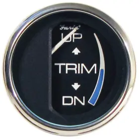 Faria 759266137097 Chesapeake Black 2 Inch Trim Gauge J/e/suzuki Outboard