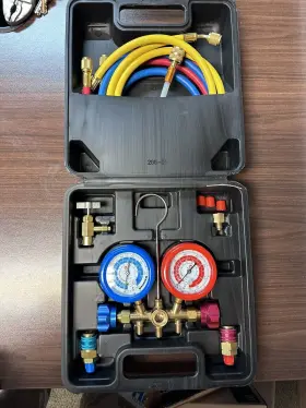 Ct-536g-cp Favorcool Ct-536g Ac Manifold Gauge Set R410a R134a R22 Refrigerants Charge