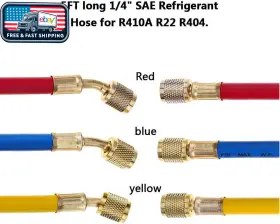 Ct-536-jx Ffmt Shikha 5ft Ac Diagnostic Manifold Freon Gauge Set For R410a R404a R22 R134a #2 Ct-536-jx Ffmt Shikha 5ft Ac Diagnostic Manifold Freon Gauge Set For R410a R404a R22 R134a #2