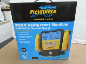 Sm382v Fieldpiece 726441005498 Refrigerant Manifold With Vacuum Gauge Wireless 3-port Sman