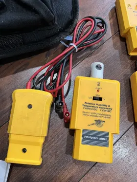 Avg1 Fieldpiece Aav1 Lot Of Heads Leads Arh2 Ath3 Ach Carry Case #2