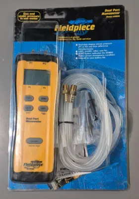 H26-127 Fieldpiece Gas And Static Pressure In One Meter Sdmn5 Dual Port Manometer New H26-127 Fieldpiece Gas And Static Pressure In One Meter Sdmn5 Dual Port Manometer New