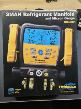 Sman-sm480 Fieldpiece Sm480 4p0rt Sman Guages New