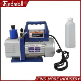 897442 Findmall 110v 1/3 Hp 4.5 Cfm Air Vacuum Pump Single Stage Rotary Vane With Oil Bottle