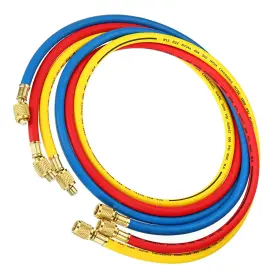 Fipux 617662738433 4.9ft 600 Psi 3000 Refrigerant Charging Hose For Air Condition Refrigeration