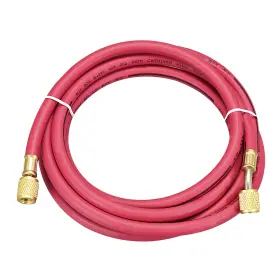 4sae Fipux 639664388584 Charging Hose Tube 3.0m Length 1/4sae Thread 600psi For Ac Refrigeration Red