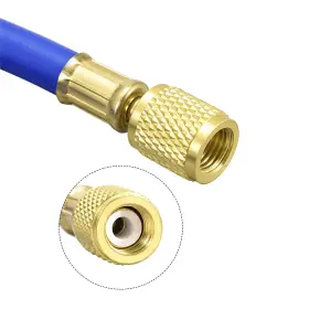 Fixinairp 617662171698 1/4 Sae To 5/16 Thread Connector 1.5m Length 800psi Charging Hose Tube Blue
