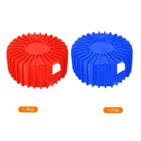 Fixinairp 617662171834 Protective Gauge Boots For 2-3/4 Inch Red Blue 2 Pack #3
