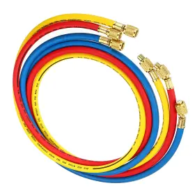 Fixinairp 617662738587 4.9ft 600 Psi 3000 Refrigerant Charging Pipe Three Color For Refrigeration