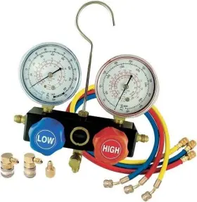 6697 Fjc - R-134a/r-12 Dual Aluminum Manifold Gauge Set With 72 Inch Hoses 1ea 6697 Fjc - R-134a/r-12 Dual Aluminum Manifold Gauge Set With 72 Inch Hoses 1ea