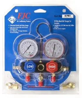 6761 Fjc R134a Aluminum Manifold Gauge Set 6761 Fjc R134a Aluminum Manifold Gauge Set