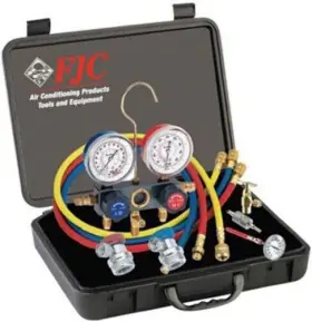 8204b Fjc 6785 - R-134a Aluminum Manifold With 72 Inch Hoses 1ea