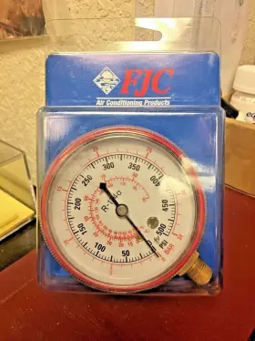 Rl34a Fjc Inc. 6135 High-side Gauge To 500 Psi #6135 A/c Refrigeration