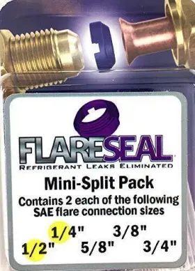 Flareseal 850004076019 Model Msp-0408 Leak Free Sae Flare Connections - Refrigerant Leaks Refriger