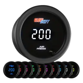 Gs-tcd13 Gauges 10 Color Digital 200 Psi Air Pressure Gauge Kit - Includes Electronic Sensor M