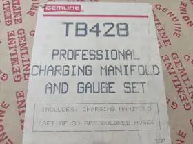Tb428 Gemline A/c Manifold Gauge Set In Original Box #2