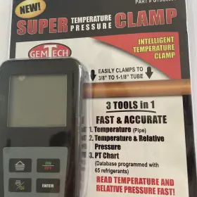 Gtsc8000 Gemtech Super Temperature Clamp Heat Sub Cool Calculator With Thermostat Gemtec #3