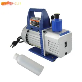 Icc3002979 Genrics 1/3hp 4.5cfm Standard Single Stage Rotary Vane Air Vacuum Pump With Oil Bottle