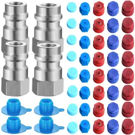 Gisafai Mul-gisafai-20512 4 Pack R12/r22 To R134a Adapter Conversion Kit High/low Ac Retrofit F