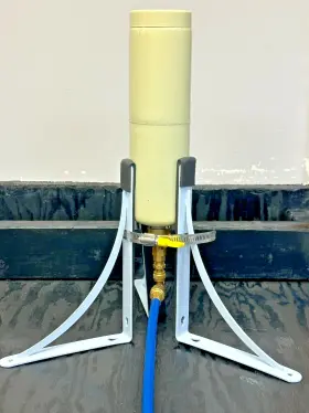 Global Refrigerant Supply 512-91924 Tank Can Or Cylinder Inverter Stand 2 Inch To 3 Diameter #512-91924