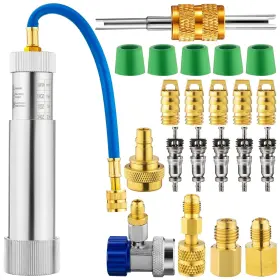 Jei-glooglitter-0518 Glooglitter Ac Oil Dye Injector Kit Includes A/c And Backflow Prevent An