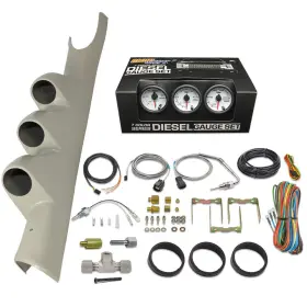 Glowshift 609456162753 Diesel Gauge Package Compatible With Dodge Ram Cummins 2500 3500 2003-2009 -