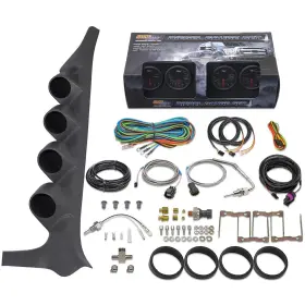 F-350 Glowshift 707152607339 Diesel Gauge Package Compatible With Ford F-series F-250 1992-1997 - Bl