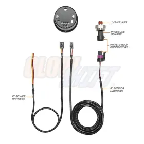 Glowshift 842559100141 10 Color Digital 1 600 Psi Nitrous Pressure Nos Gauge Kit - Includes Electron #2