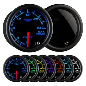 2400 Glowshift 842559102411 Tinted 7 Color F Pyrometer Exhaust Gas Temperature Egt Gauge Kit - Inclu 2400 Glowshift 842559102411 Tinted 7 Color F Pyrometer Exhaust Gas Temperature Egt Gauge Kit - Inclu