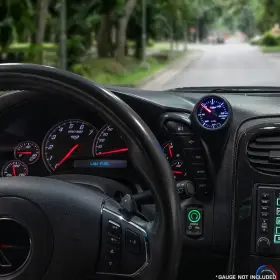 Glowshift 842559117927 Black Single Dashboard Gauge Pod Compatible With Chevy Corvette 200 #2