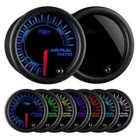 Gs-t702-sm Glowshift Tinted 7 Color Narrowband Air/fuel Ratio Afr Gauge - Lean Optimal