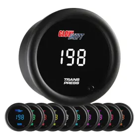 Gs-tcd25 Glowshift 10 Color Digital 400 Psi Transmission Pressure Gauge Kit - Includes Electroni