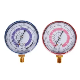 Gohantee 313097212295 Air Conditioner Refrigerant Low And High Pressure Gauge 70mm/2.7inch For R410a