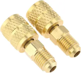 Gohantee 445020693611 R410a Swivel Adapter 1/4 Inch Sae Male To 5/16 Mini Split Connector