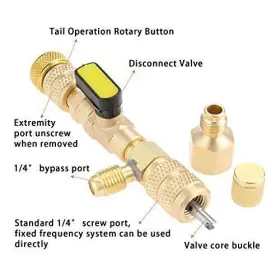 Gohantee 720310345799 R410a Valve Core Remover Installer With Dual Size Sae 1/4 And 5/16 Por #3 Gohantee 720310345799 R410a Valve Core Remover Installer With Dual Size Sae 1/4 And 5/16 Por #3