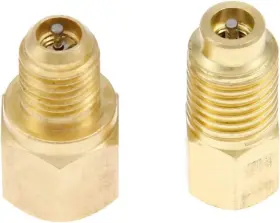 Gohantee 720310346338 R12 R22 To R134a Adapters Refrigerant Tank/vacuum Pump Port Conn