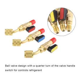 Gohantee 720310346659 Air Conditioner Ball Valve Hvac Angled Shut-off Adapter 1 #3