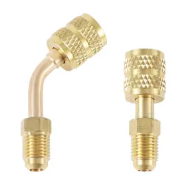 1054345 Gosknor 2pcs R410a Adapter For Mini Split System Straight And 45 Angled 5/