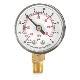 4flp7 Grainger Approved Compound Gauge Test 1-1/2 In