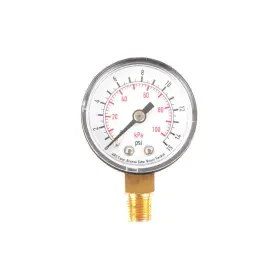 4flp8 Grainger Approved Pressure Gauge Test 1-1/2 In