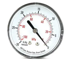 4fmd9 Grainger Approved Vacuum Gauge Test 2-1/2 In #2
