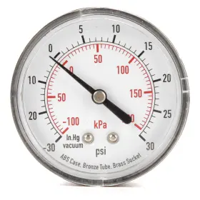 Grainger Approved 4fme1 Compound Gauge Test 2-1/2 In