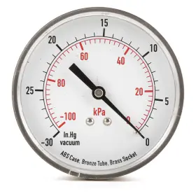4fmf8 Grainger Approved Vacuum Gauge Test 3-1/2 In