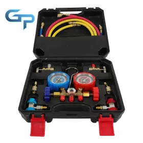 Gre172575 Greatparts Air Vacuum Pump Manifold Gauge Set 1/3hp 4cfm 3000psi Hvac Ac Refrigerant Kit #3