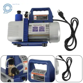 Hp103551 Happy19star Air Vacuum Pump Single Stage Rotary Vane 1/3 Hp 4.5 Cfm Standard And Oil Bottle